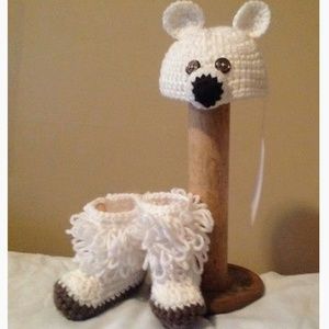 Newborn Polar Bear Set, Brandnew, Handmade